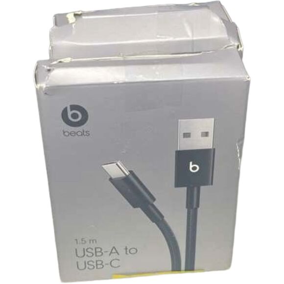 Beats USB‑A to USB‑C Woven Charging Cable 1.5m 5ft Lot of 3 Fast Charge Box Wear - Picture 3 of 8